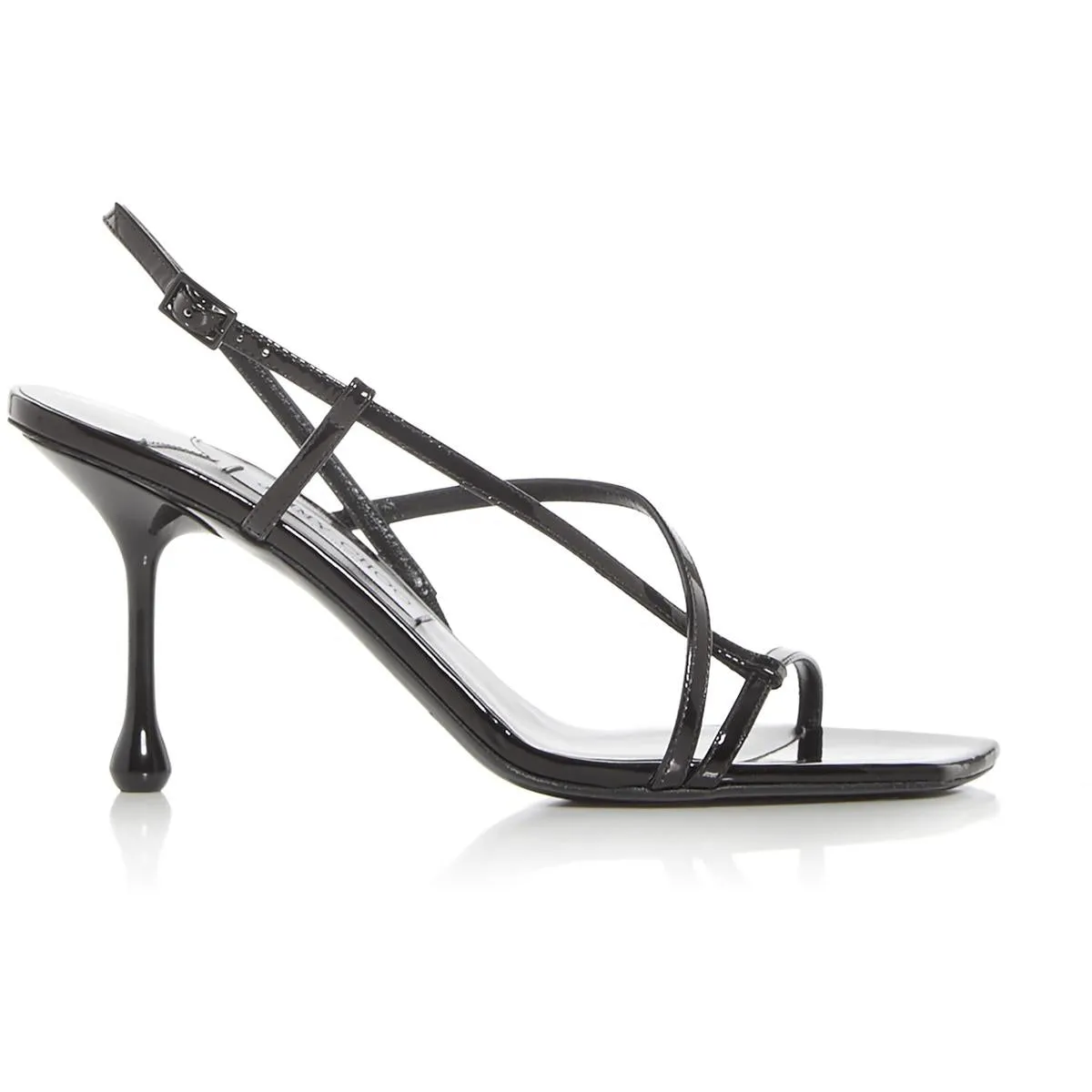 J000167898 Womens Strappy Leather Ankle Strap
