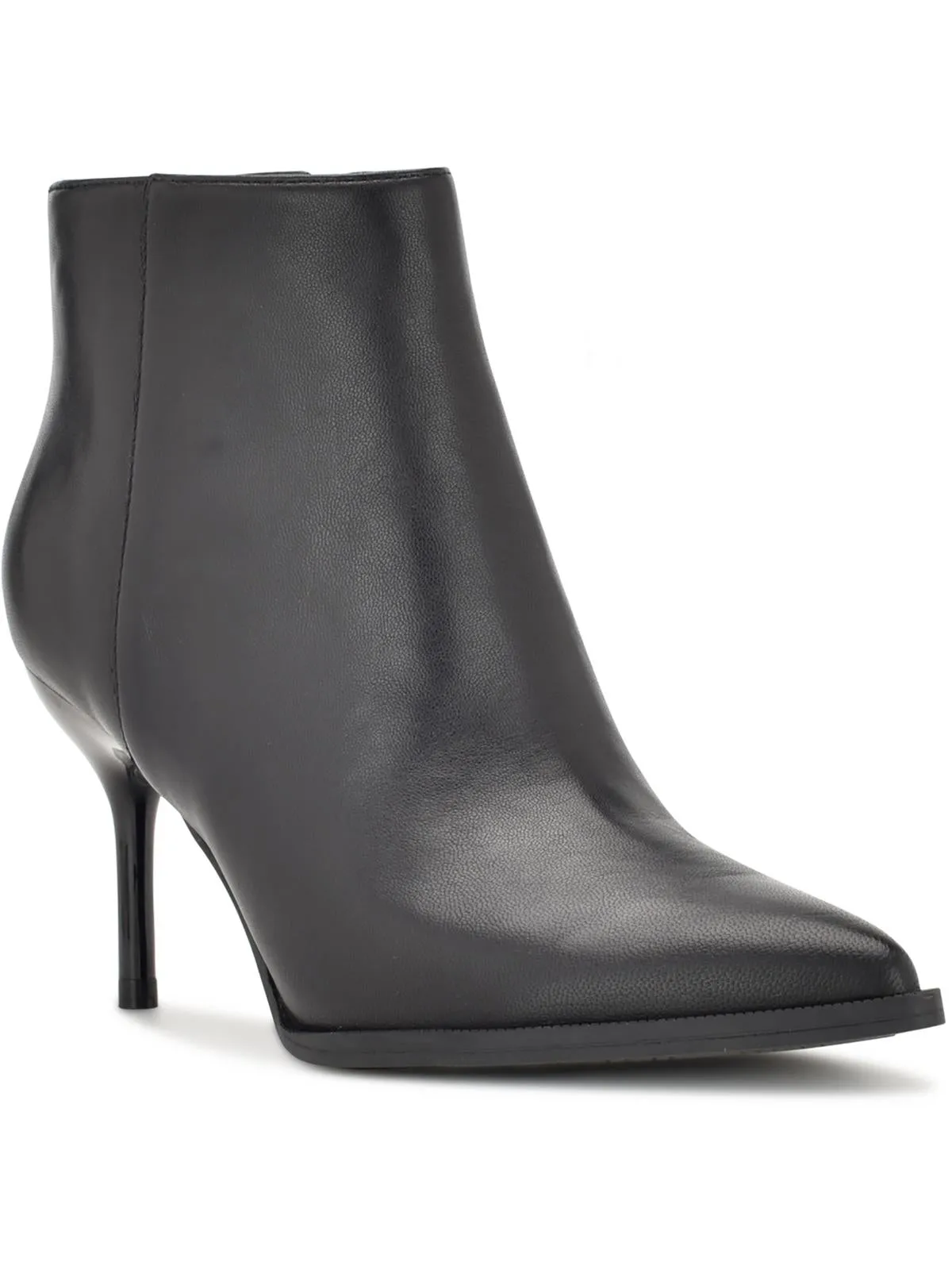 Jacks Womens Leather Pointed Toe Ankle Boots