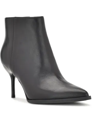 Jacks Womens Leather Pointed Toe Ankle Boots