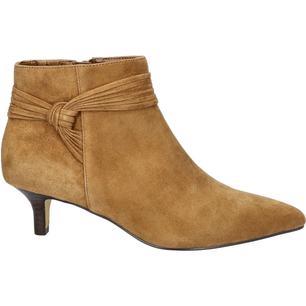 Jani Womens Suede Ankle Booties