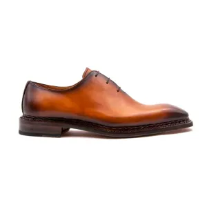 Jason Sr Wholecut Lace Up Shoes - Caramel