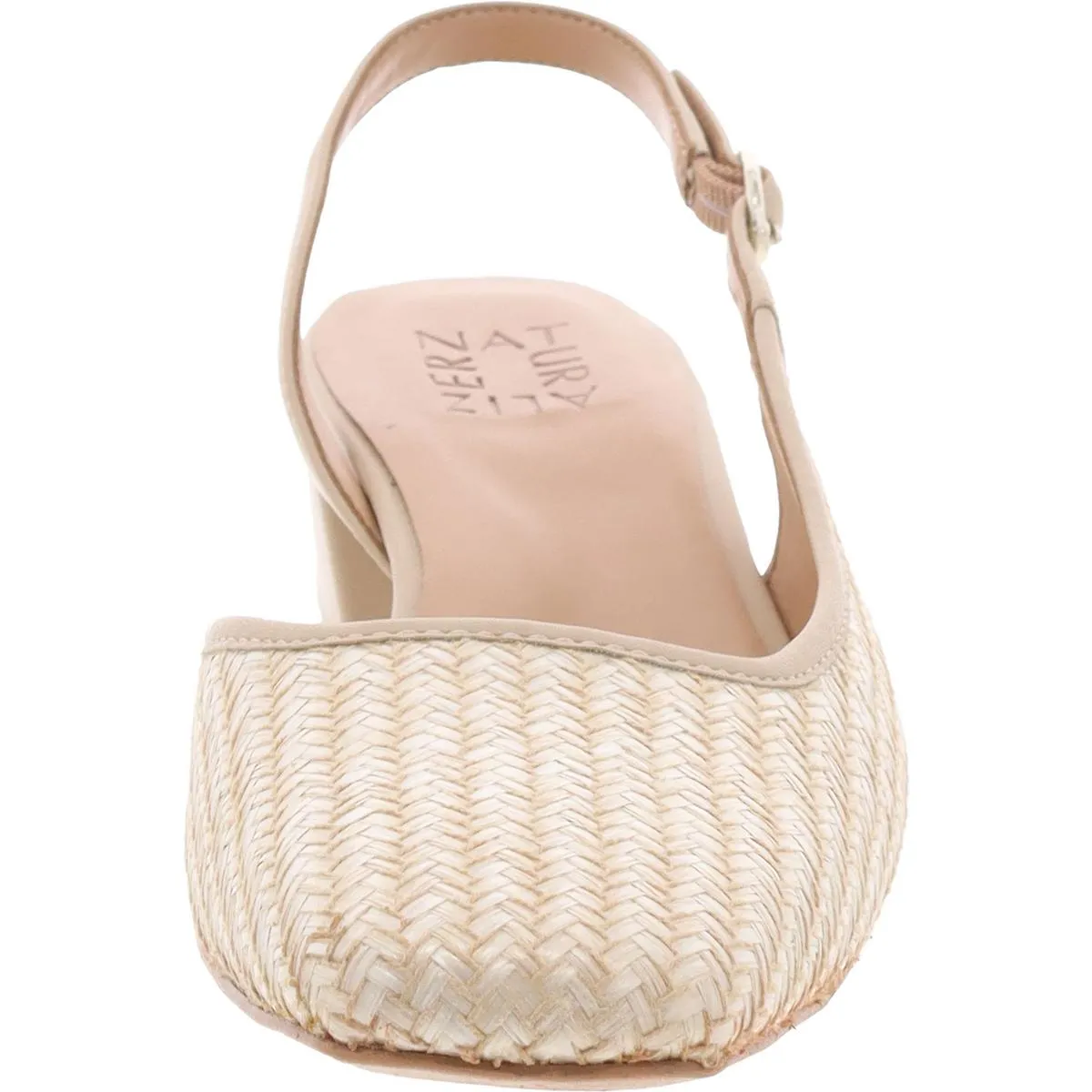 Jayla 2 Womens Woven Ankle Strap Slingback Heels