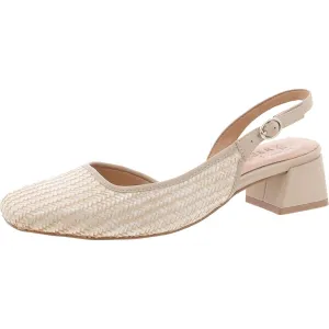 Jayla 2 Womens Woven Ankle Strap Slingback Heels