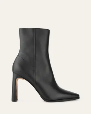 JEMIMA HIGH ANKLE BOOTS BLACK LEATHER