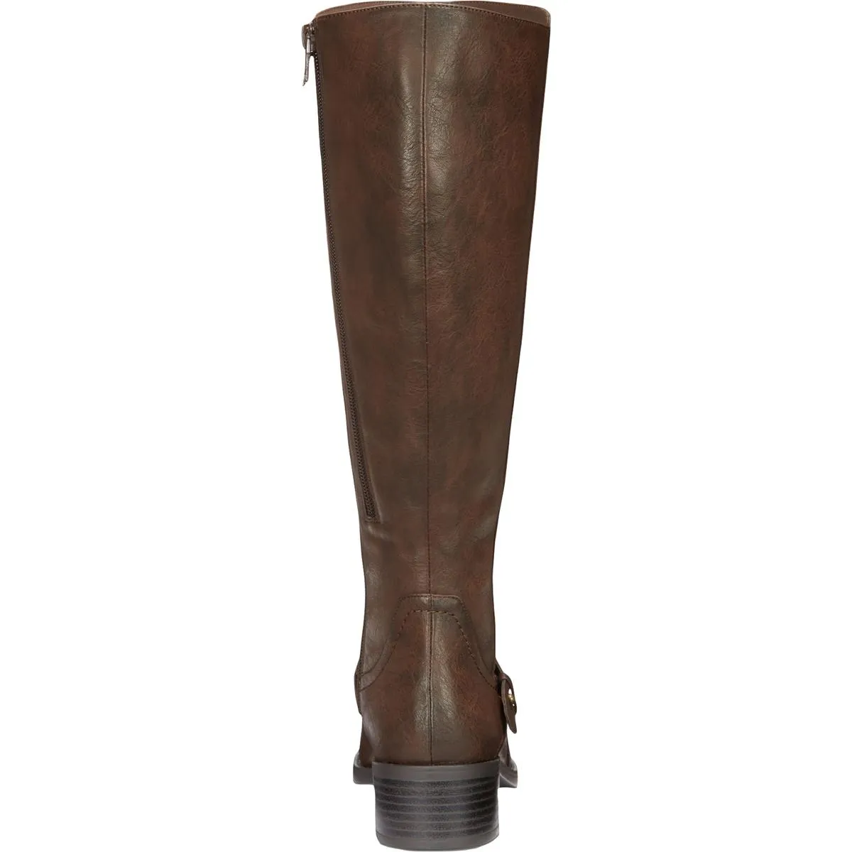 Jewel Womens Faux Leather Knee-High Riding Boots