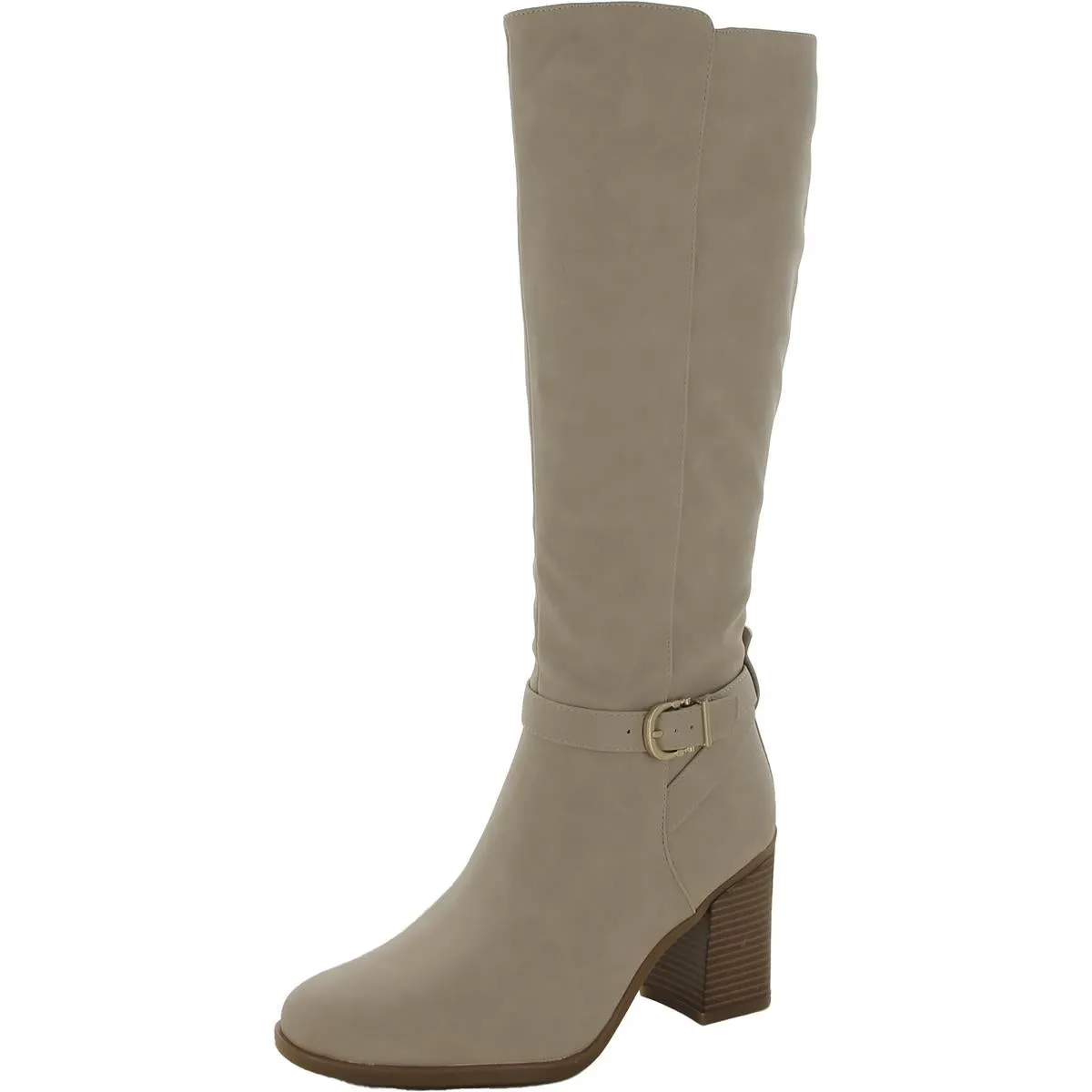 Joslynn Womens Faux Leather Knee-High Boots