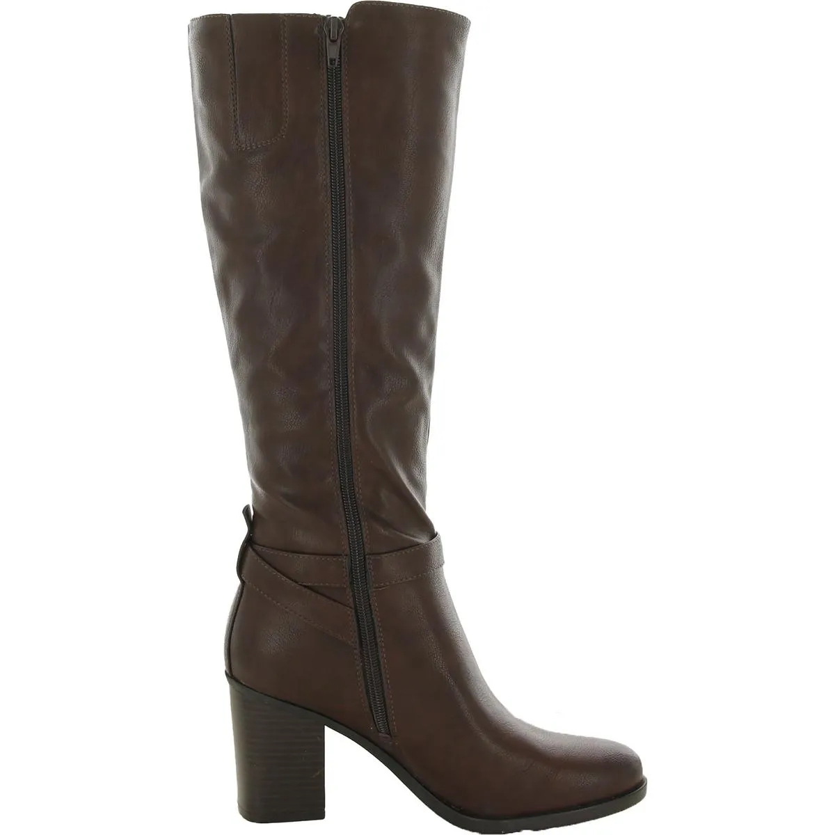 Joslynn Womens Faux Leather Knee-High Boots