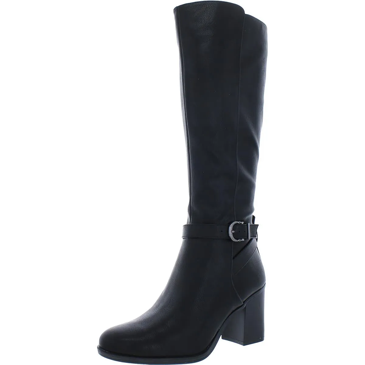 Joslynn Womens Faux Leather Knee-High Boots