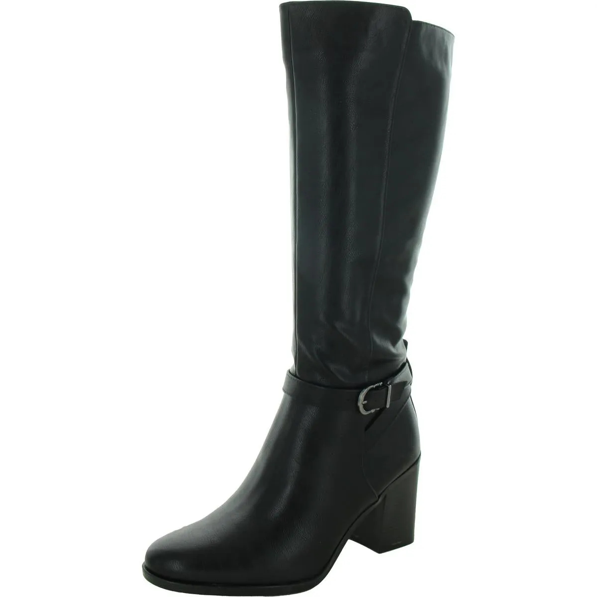 Joslynn Womens Faux Leather Knee-High Boots