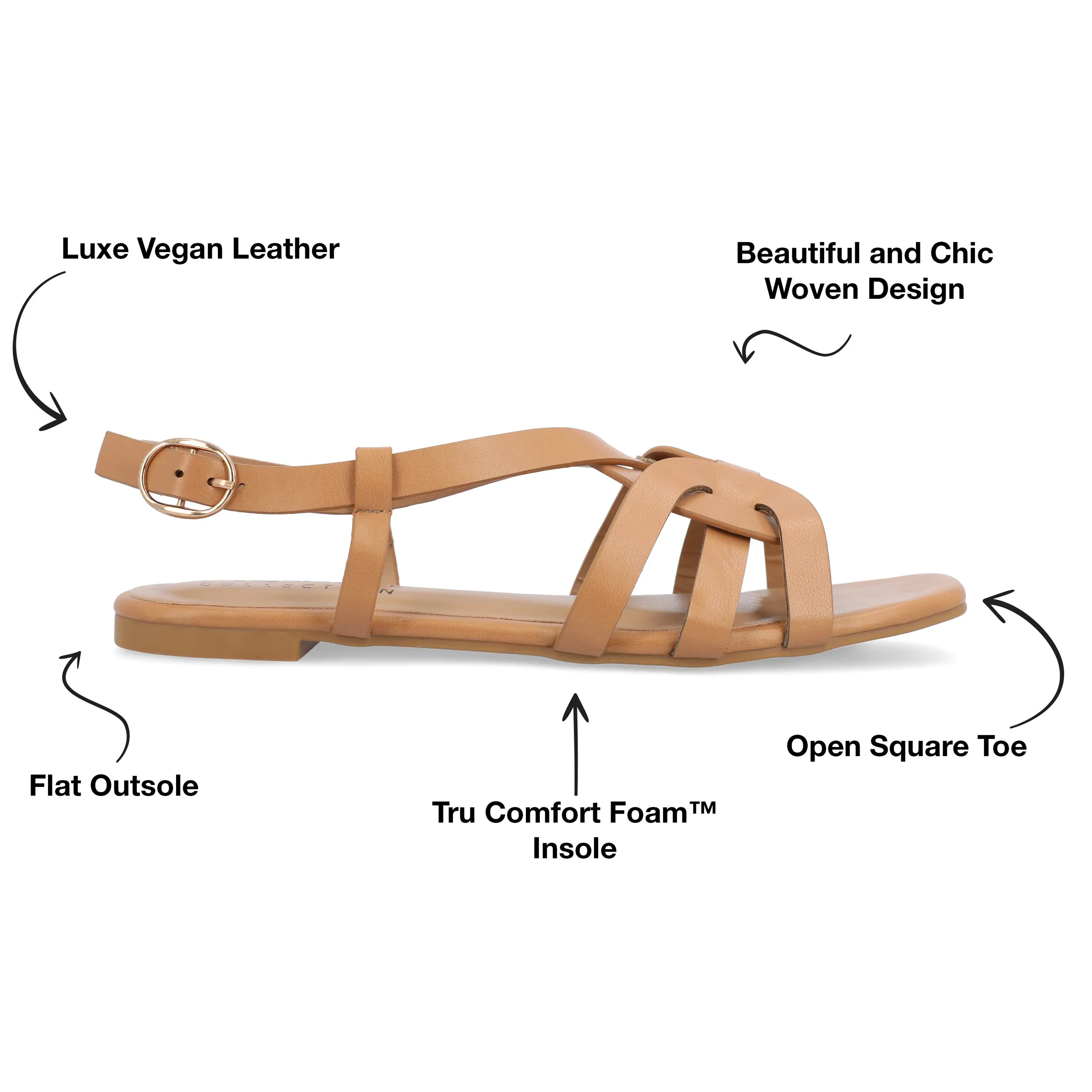 Journee Collection Women's Tru Comfort Foam Alorra Sandals