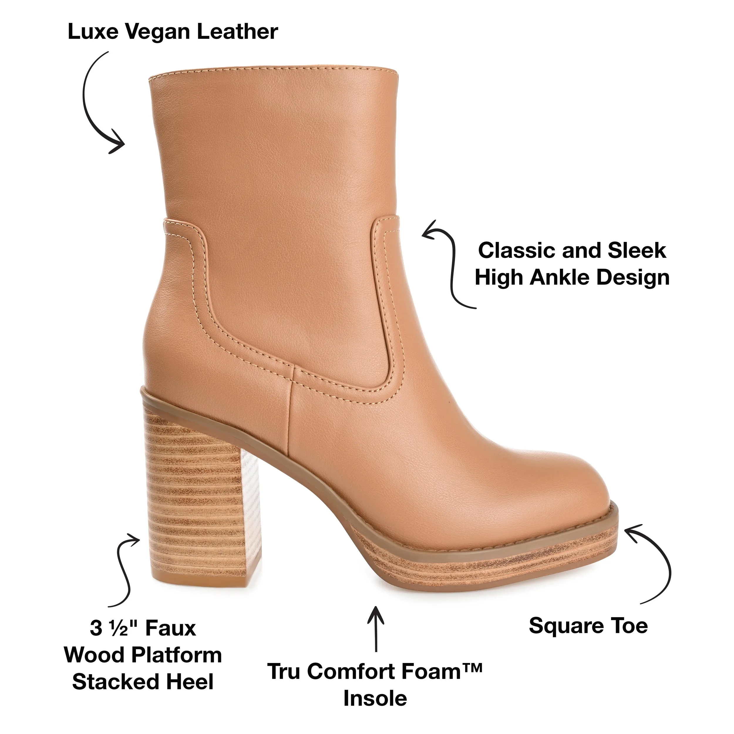 Journee Collection Women's Tru Comfort Foam Brittany Bootie