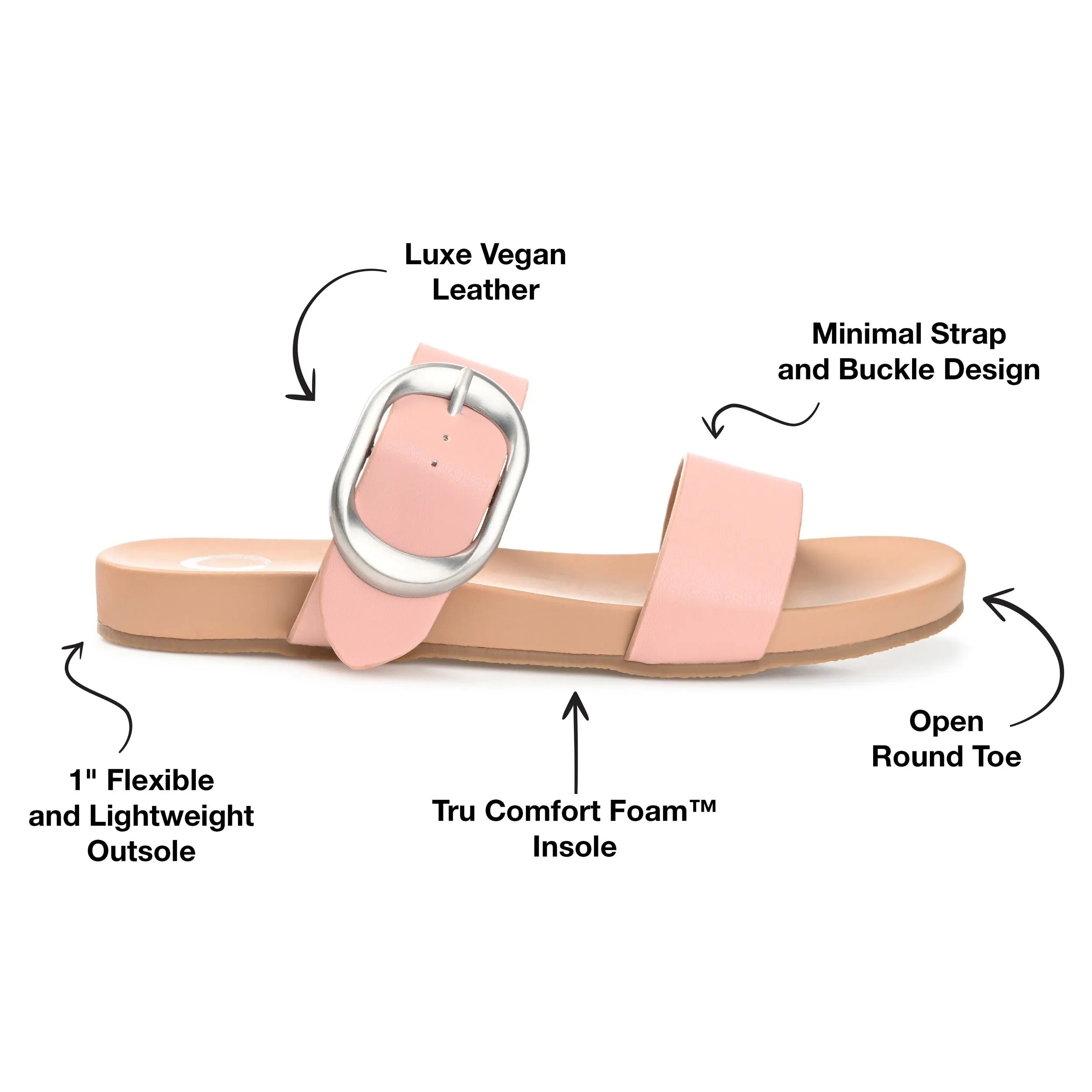 Journee Collection Women's Tru Comfort Foam Crysta Sandal