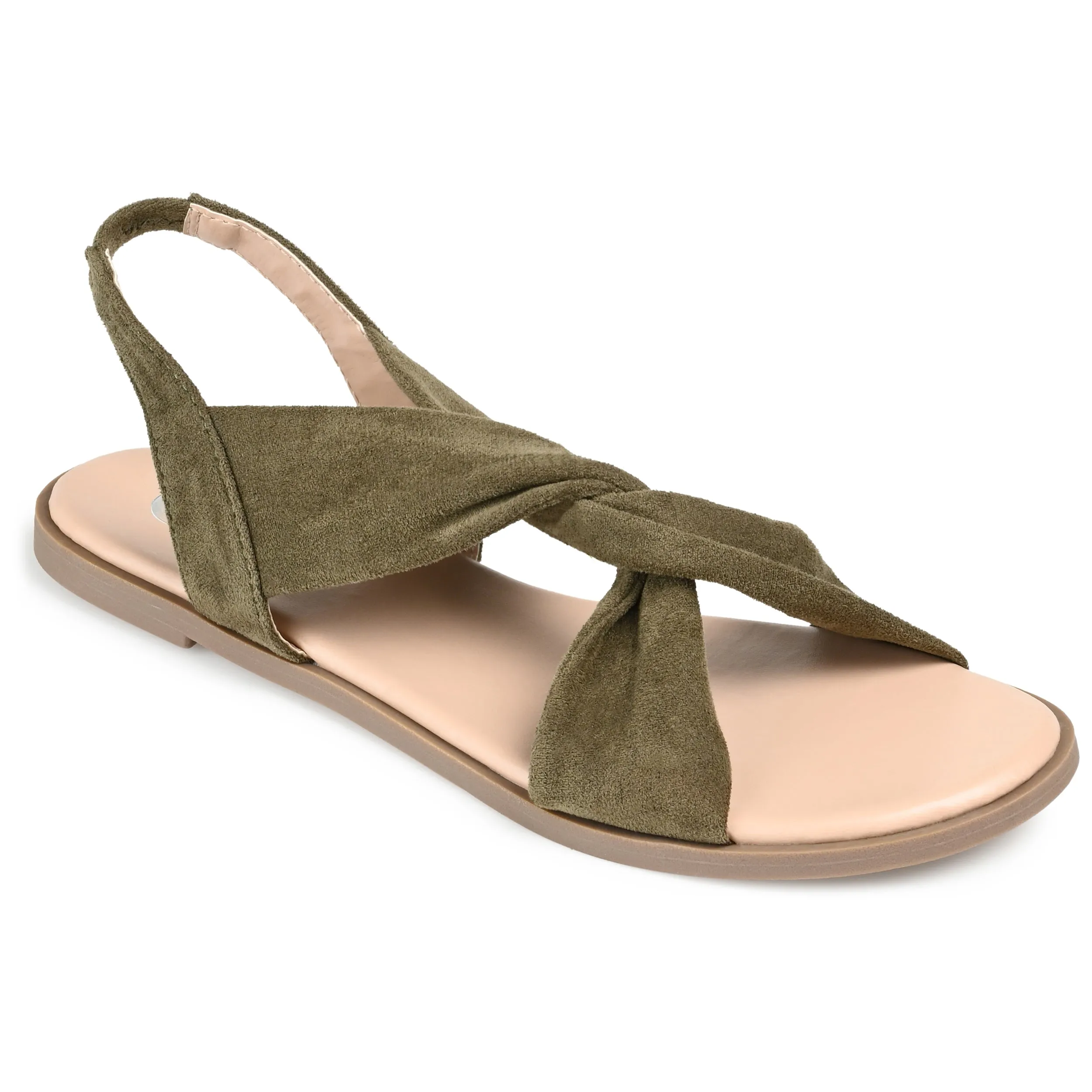 Journee Collection Women's Tru Comfort Foam Deleece Sandal