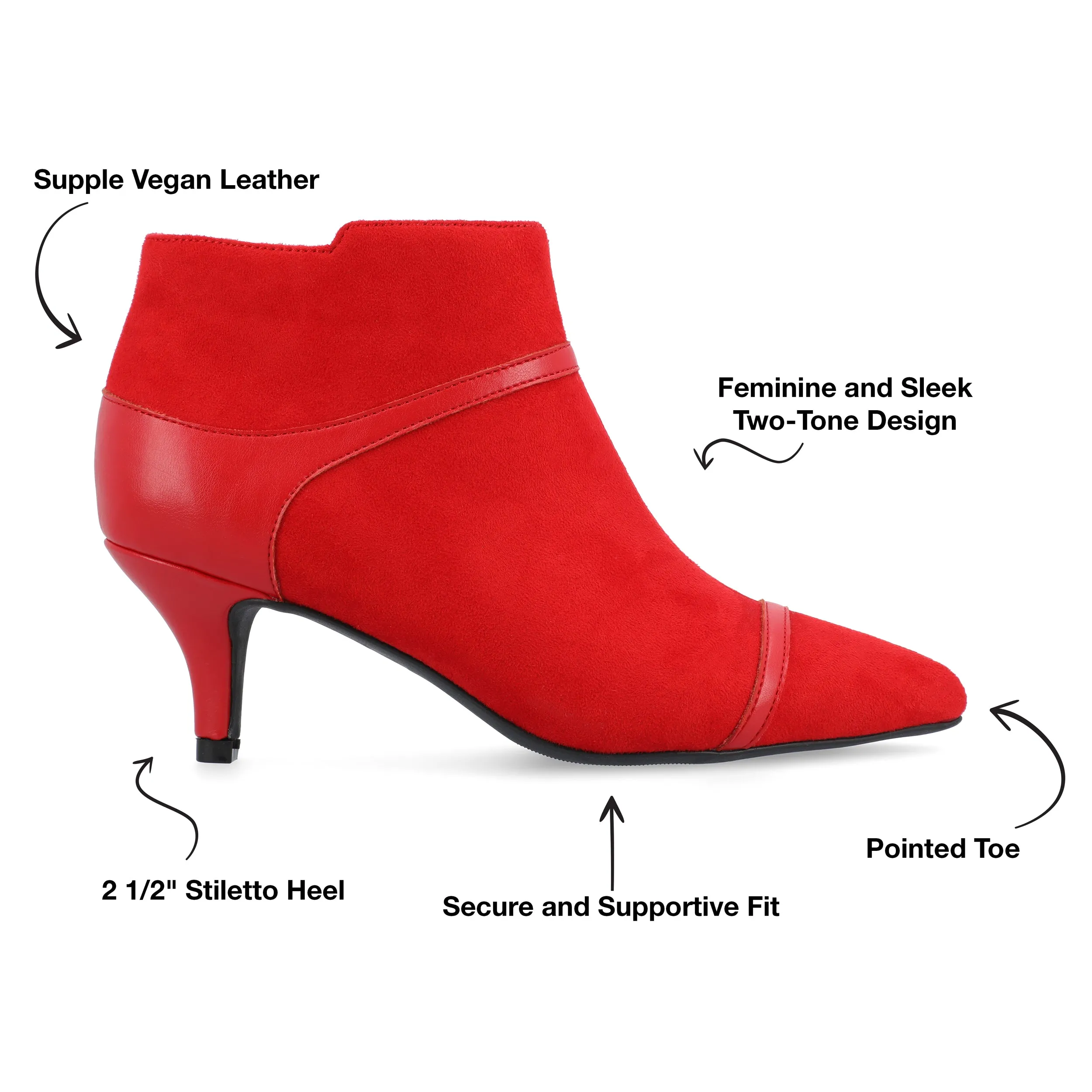Journee Collection Women's Tru Comfort Foam Embrie Booties