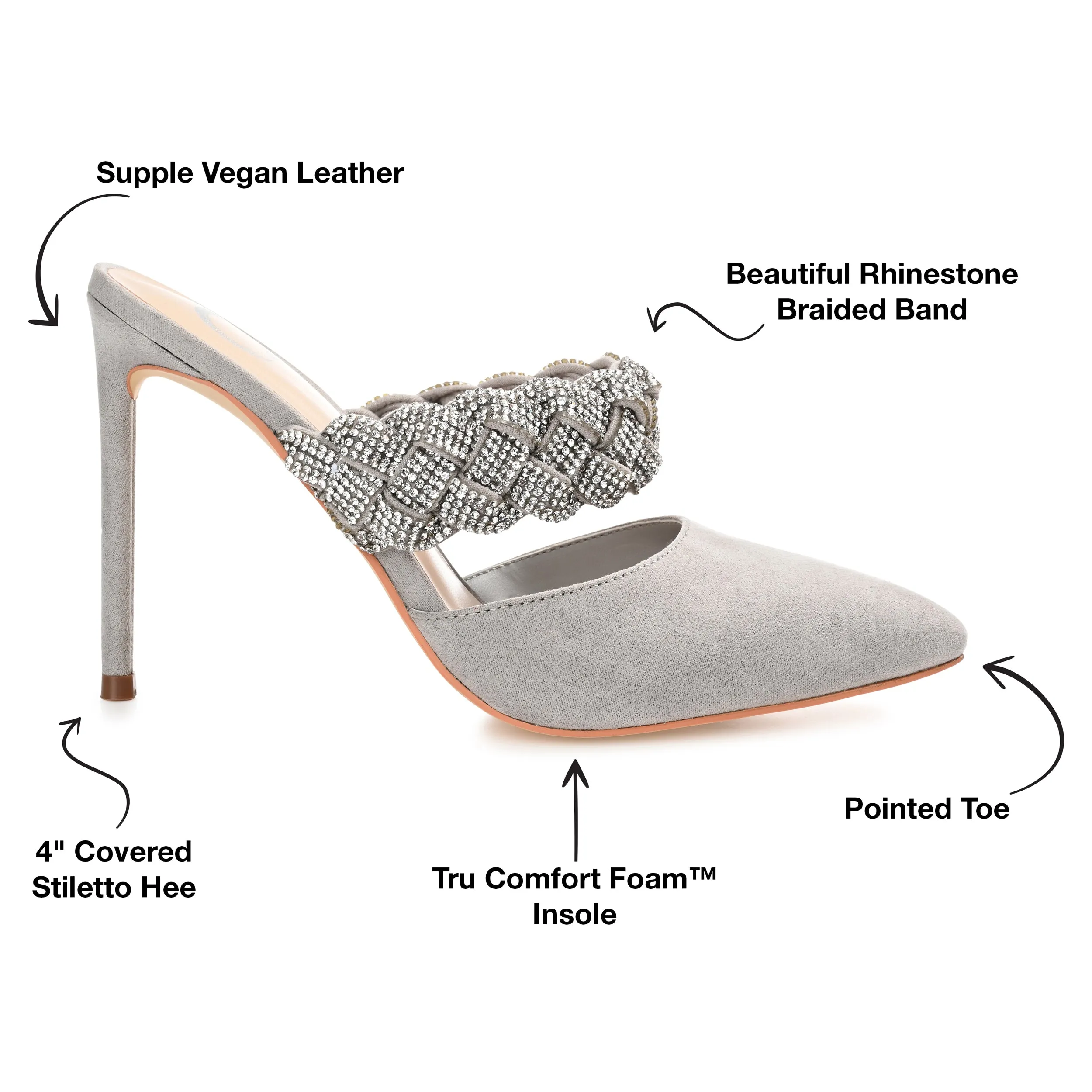 Journee Collection Women's Tru Comfort Foam Hazzl Pump