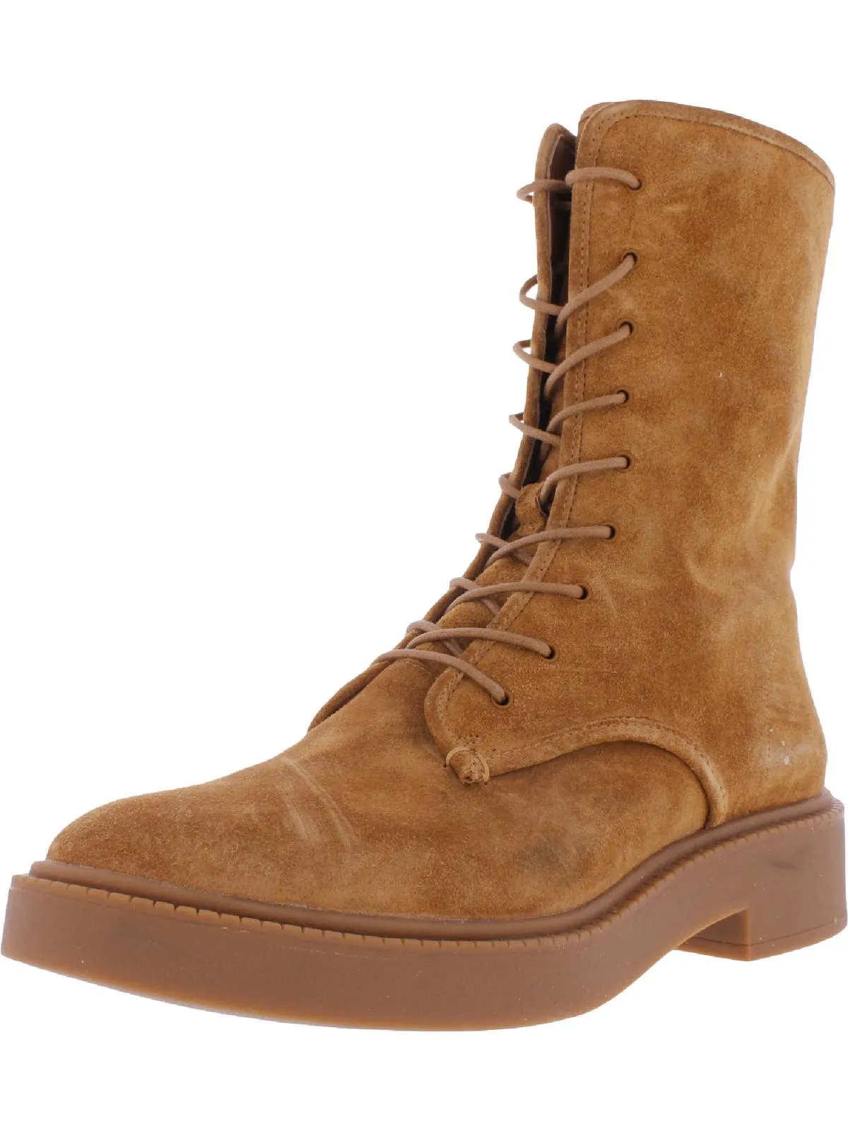 Kady Lace Womens Suede Bootie Ankle Boots