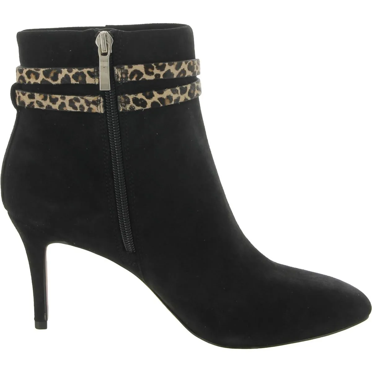Kami Womens Suede Stiletto Ankle Boots