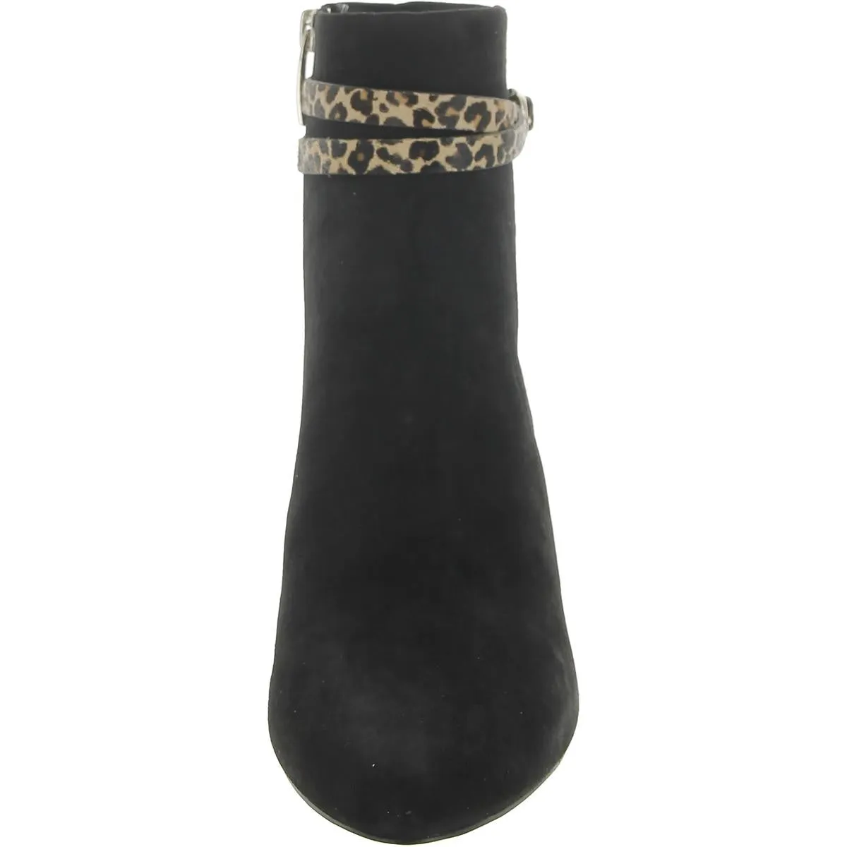 Kami Womens Suede Stiletto Ankle Boots