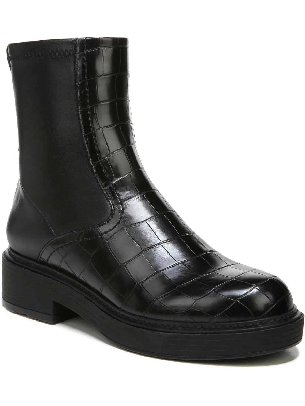 Karbon Womens Round Toe Pull On Ankle Boots