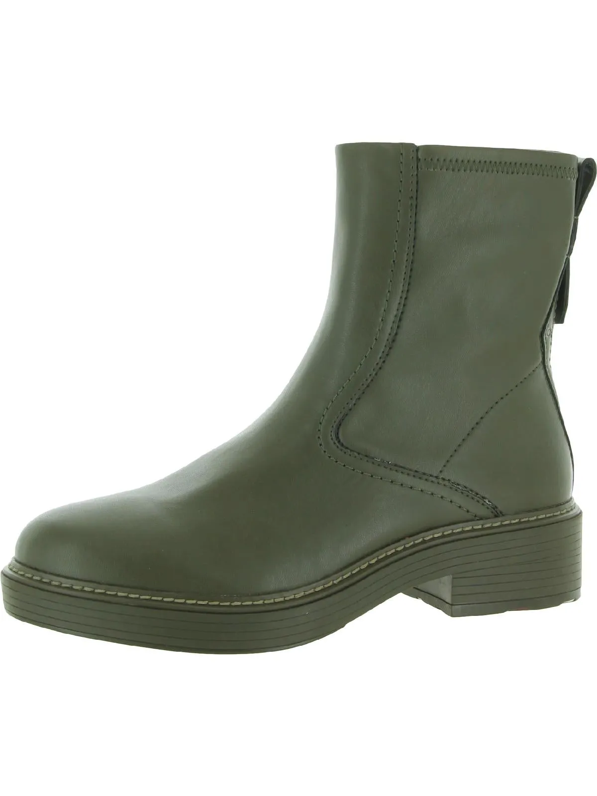 Karbon Womens Round Toe Pull On Ankle Boots