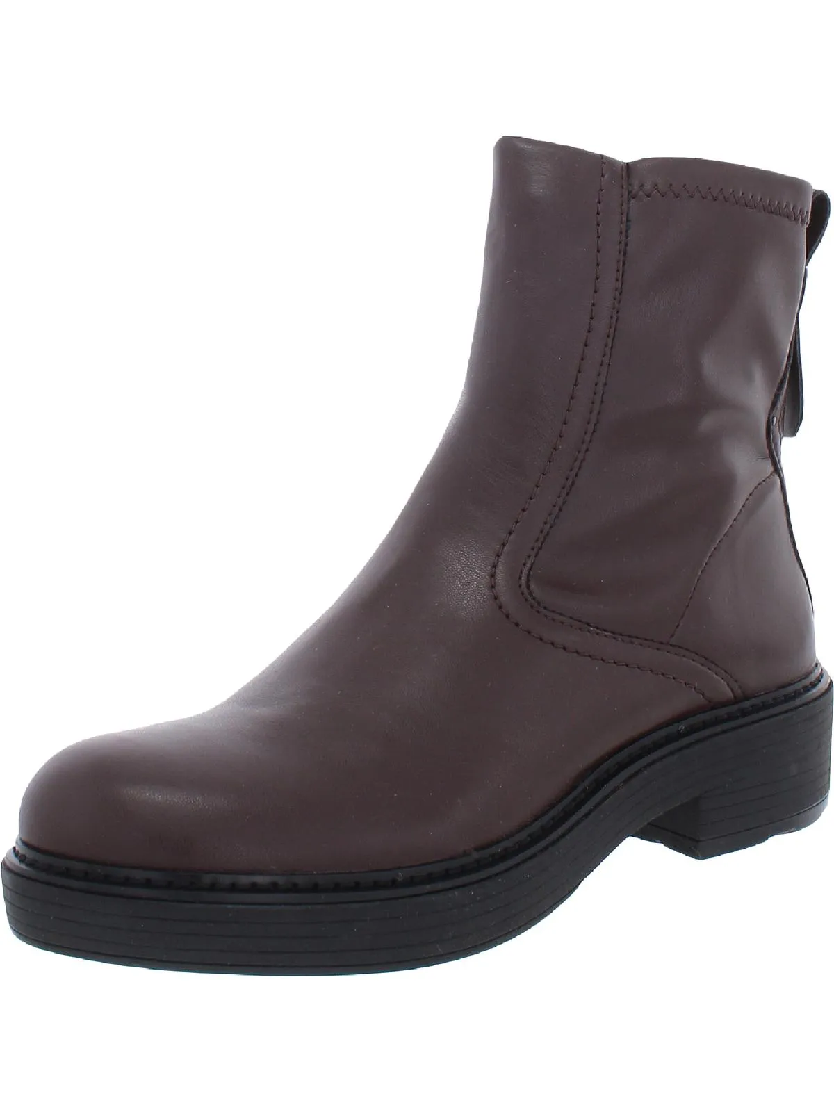 Karbon Womens Round Toe Pull On Ankle Boots