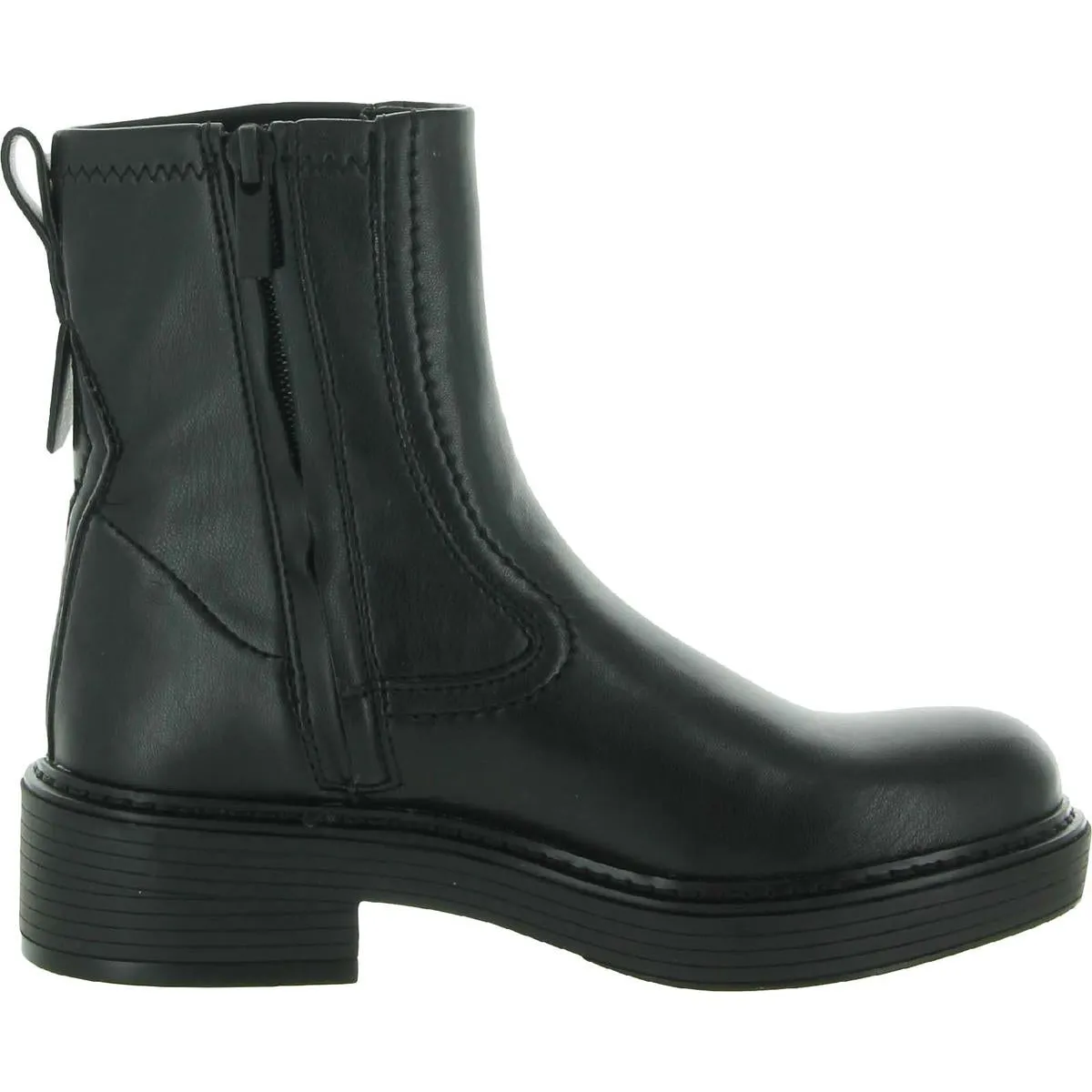 Karbon Womens Round Toe Pull On Ankle Boots