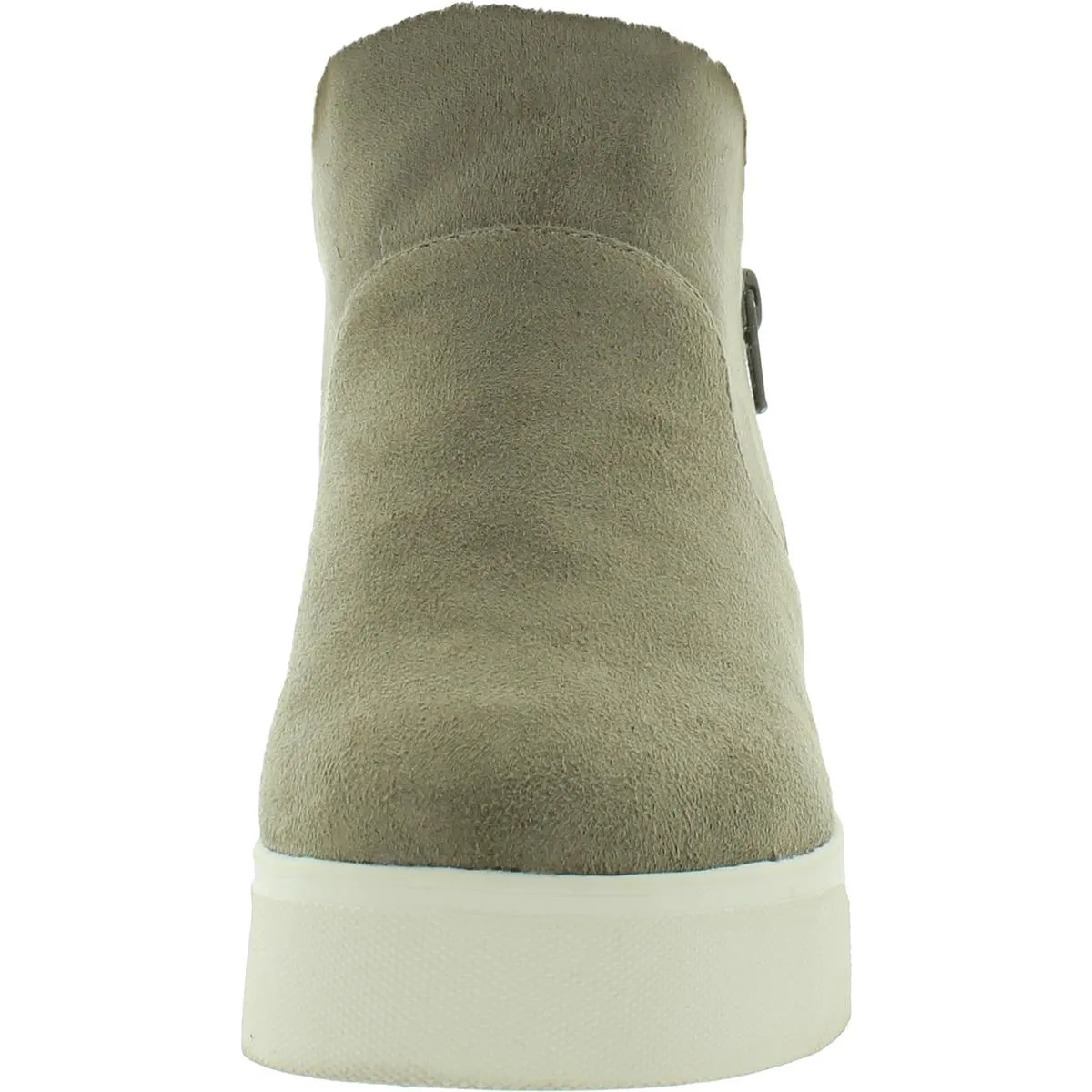 Karlee Womens Faux Suede Flatform Ankle Boots