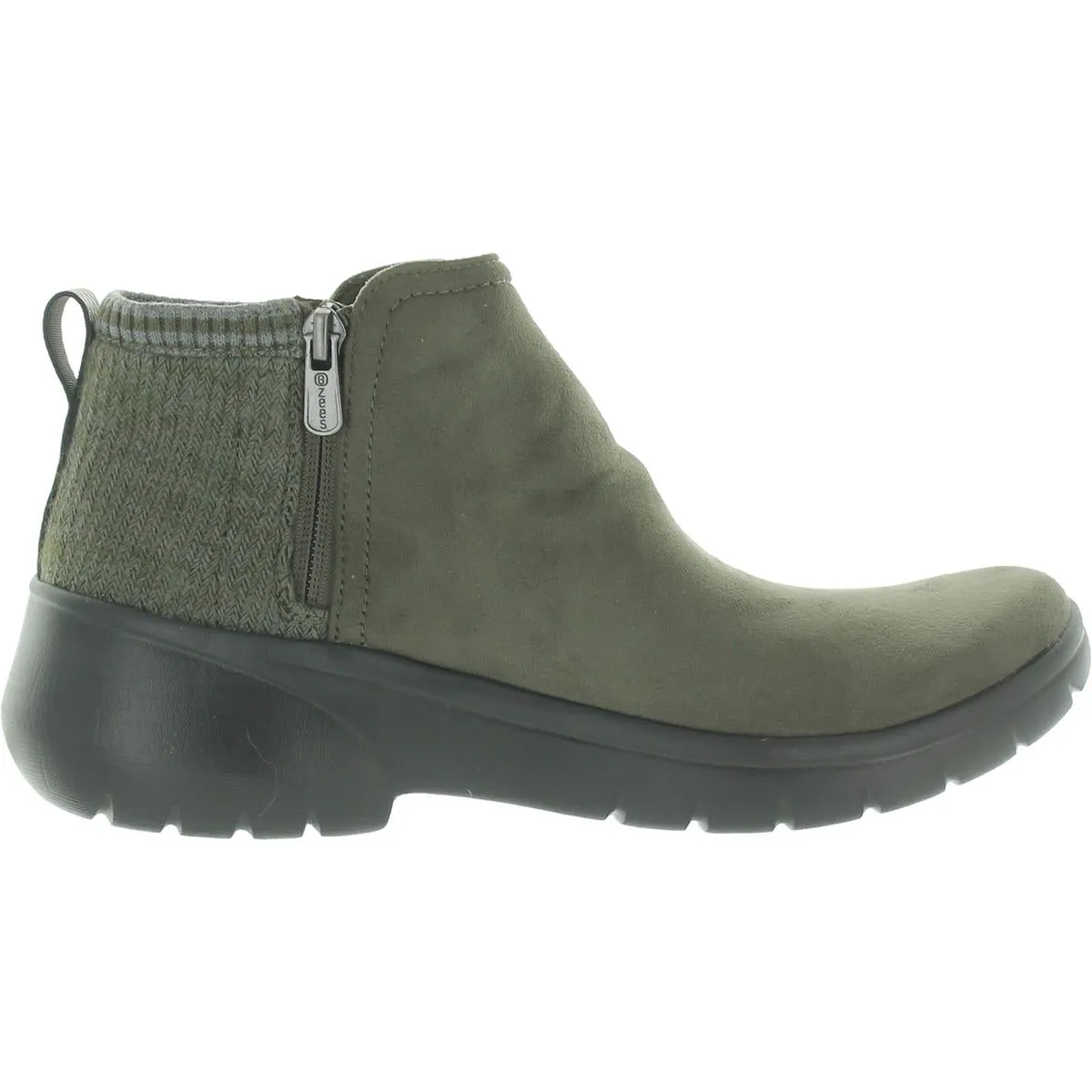 Karma Womens Faux Suede Ankle Booties