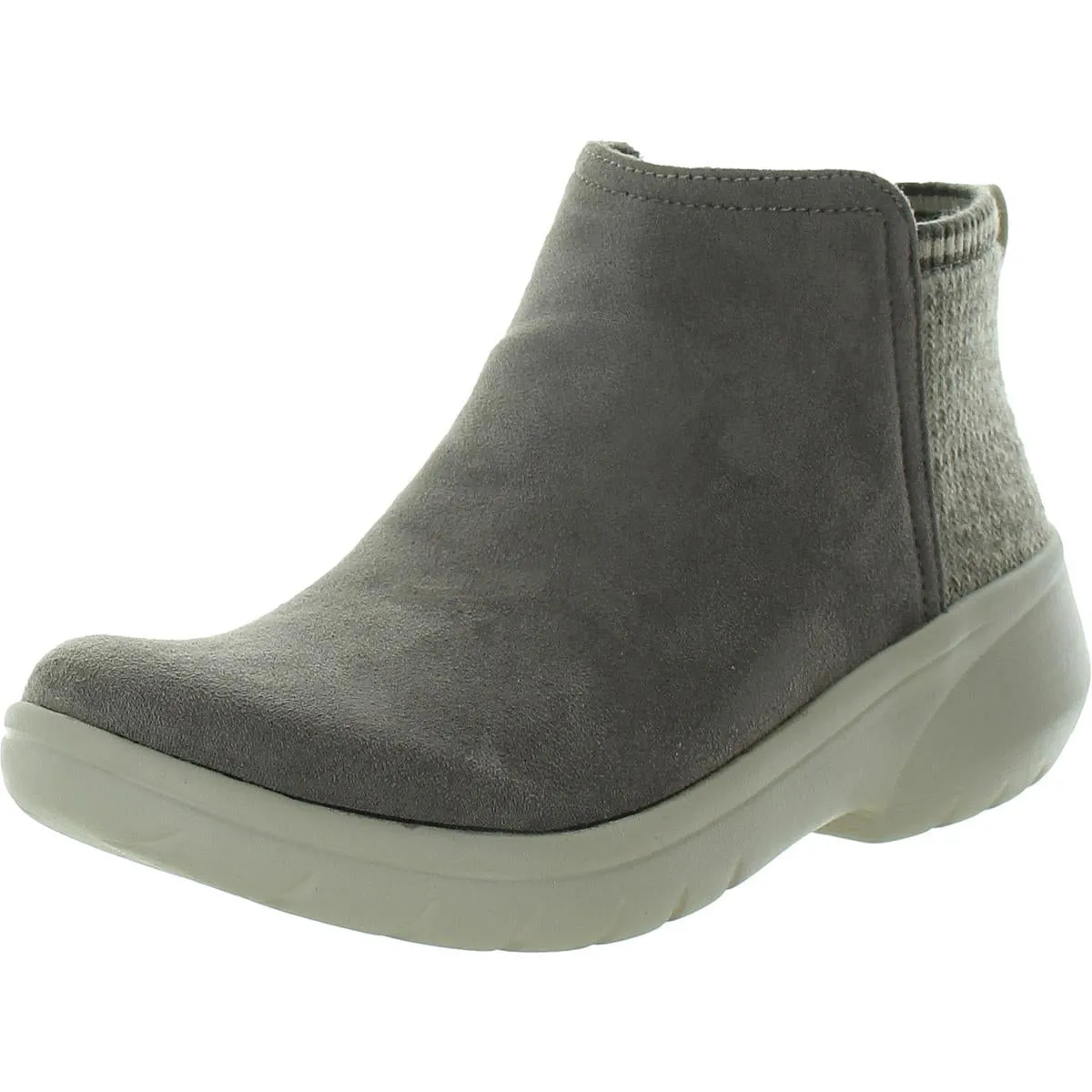 Karma Womens Faux Suede Ankle Booties