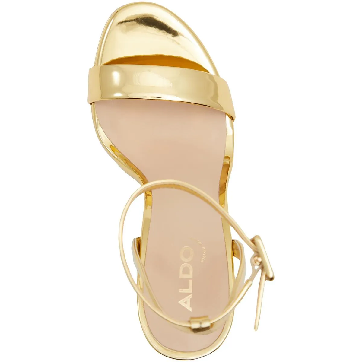 Kat Womens Patent Ankle Strap Pumps