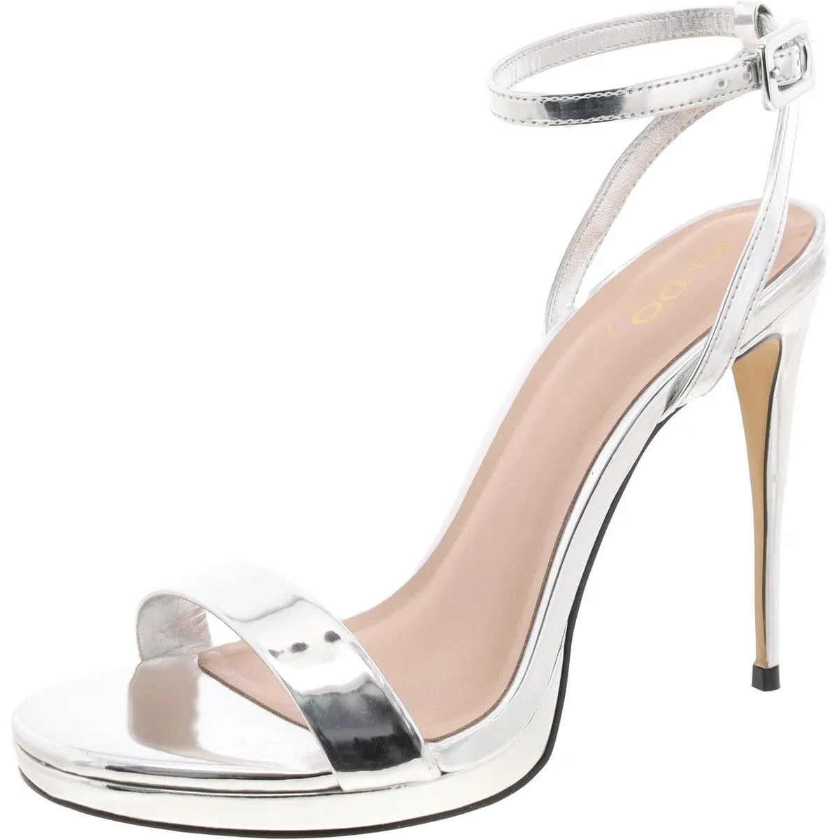 Kat Womens Patent Ankle Strap Pumps