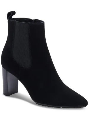 Katlyn Womens Suede Ankle Chelsea Boots