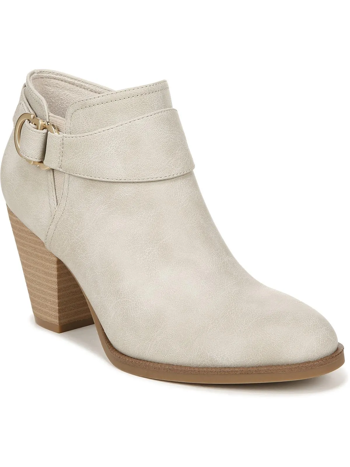 Kickstart Womens Faux Leather Comfort Booties