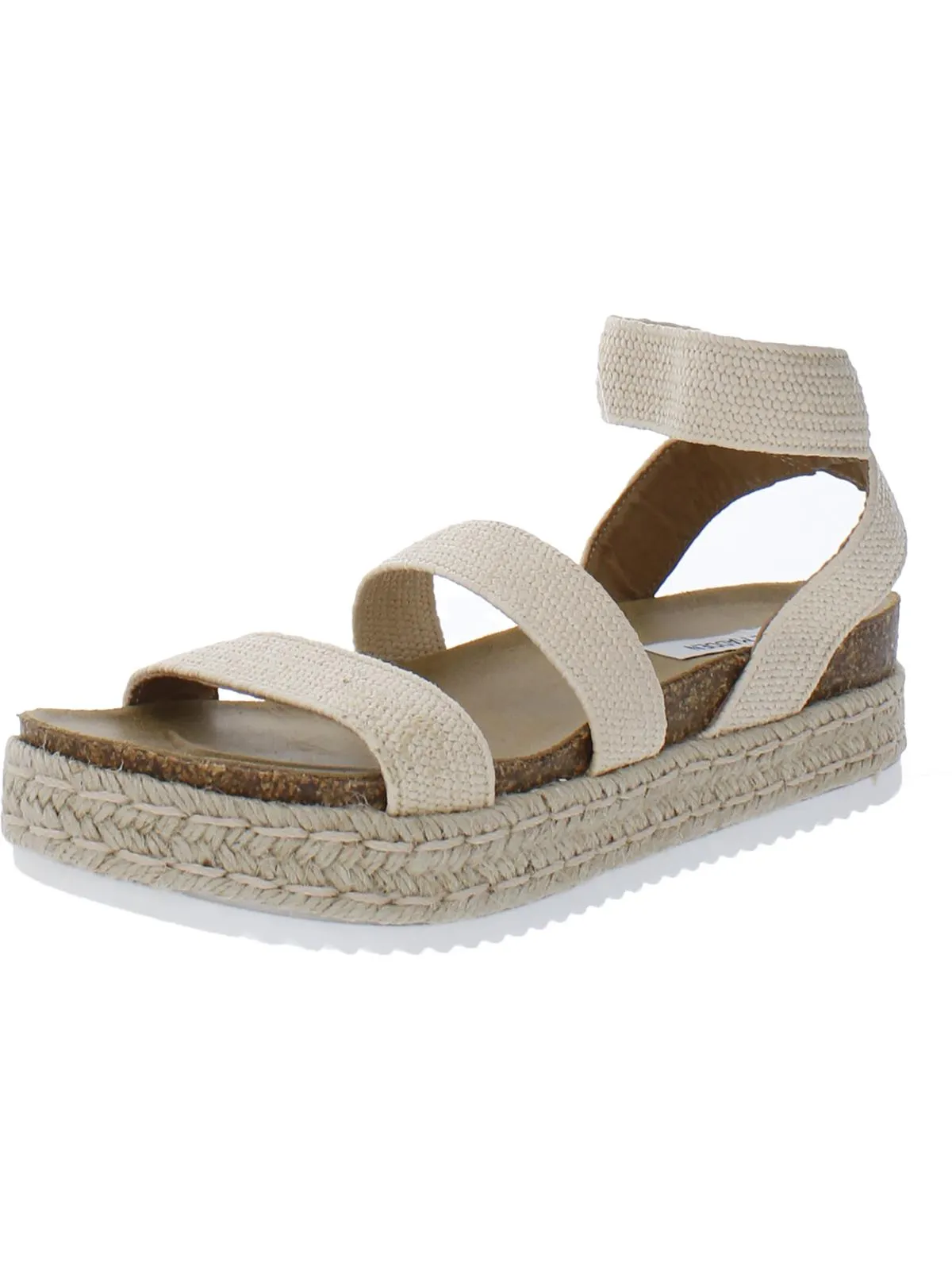 Kimmie Womens Ankle Strap Flatform Espadrilles