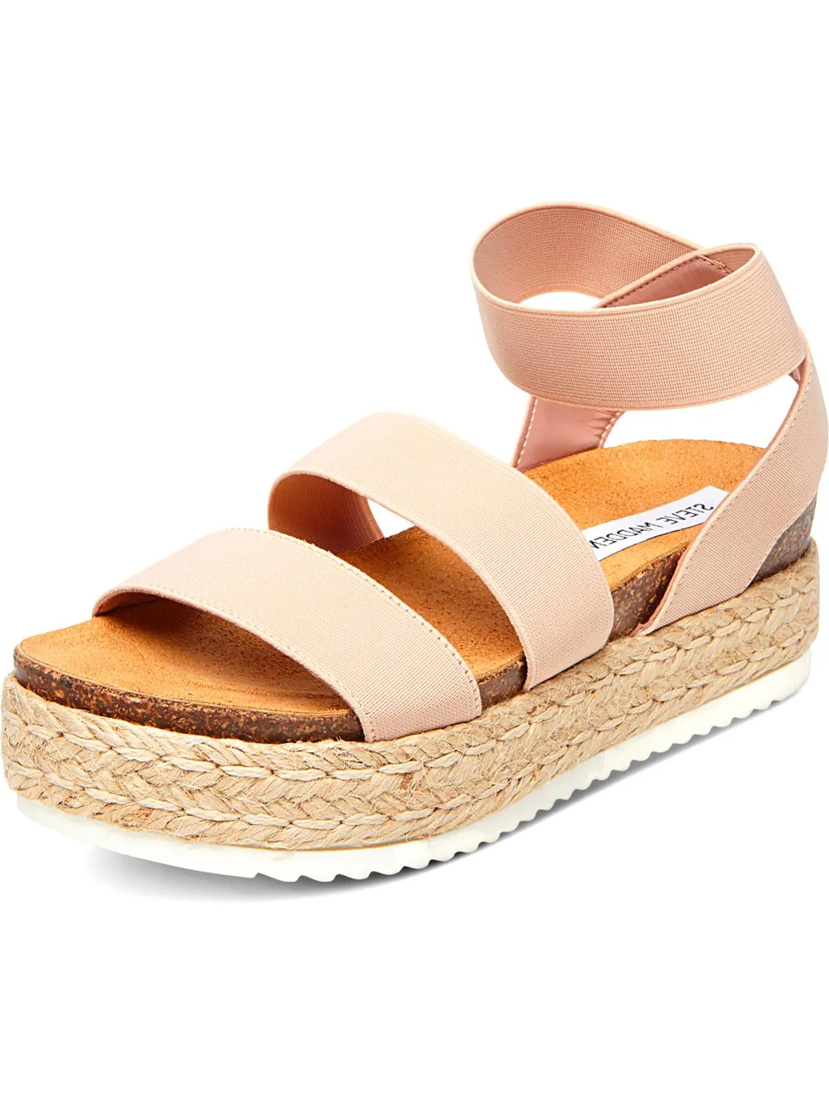 Kimmie Womens Ankle Strap Flatform Espadrilles