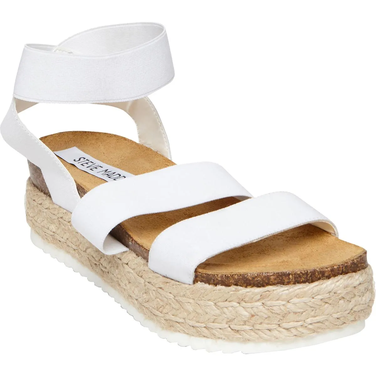 Kimmie Womens Ankle Strap Flatform Espadrilles