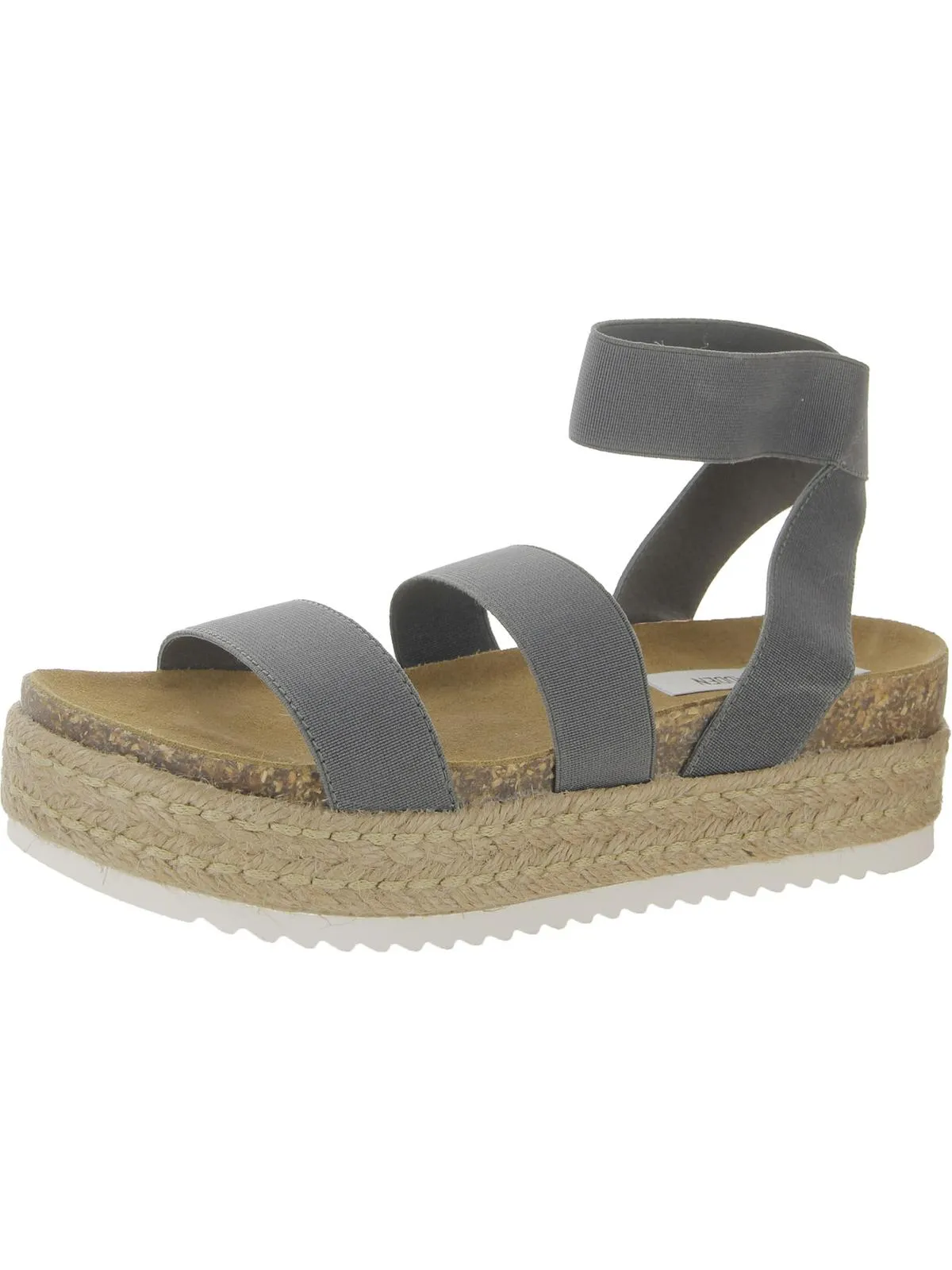 Kimmie Womens Ankle Strap Flatform Espadrilles