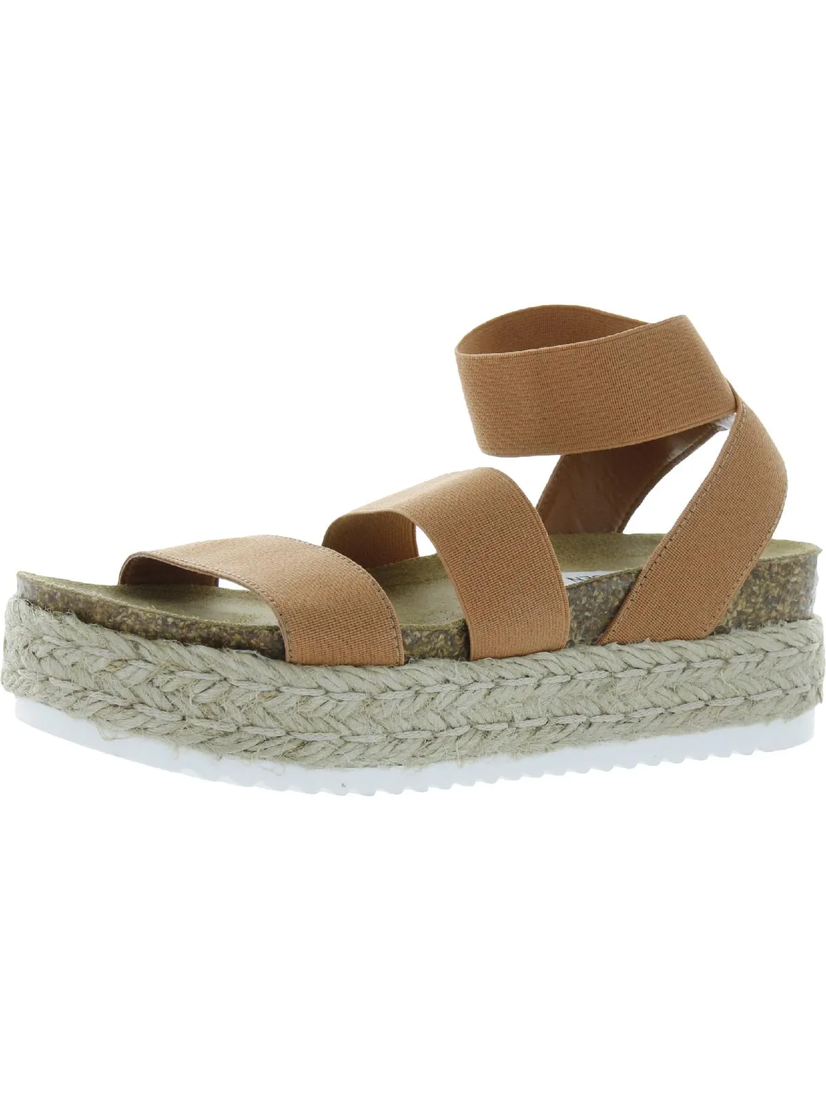 Kimmie Womens Ankle Strap Flatform Espadrilles