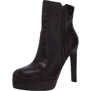 Lapse 2 Womens Faux Leather Platform Ankle Boots