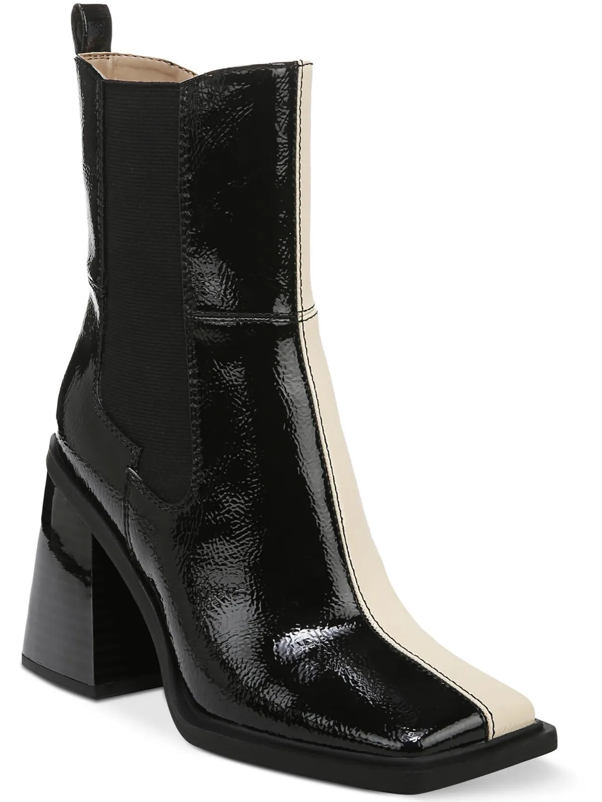 Lauren Womens Square Toe Chelsea Boots