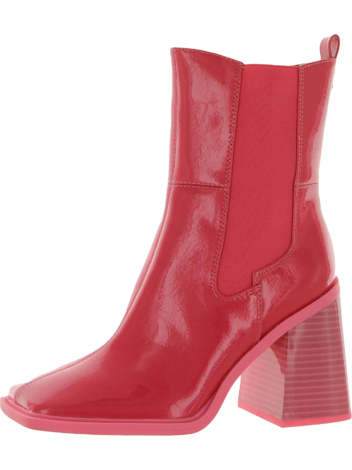 Lauren Womens Square Toe Chelsea Boots