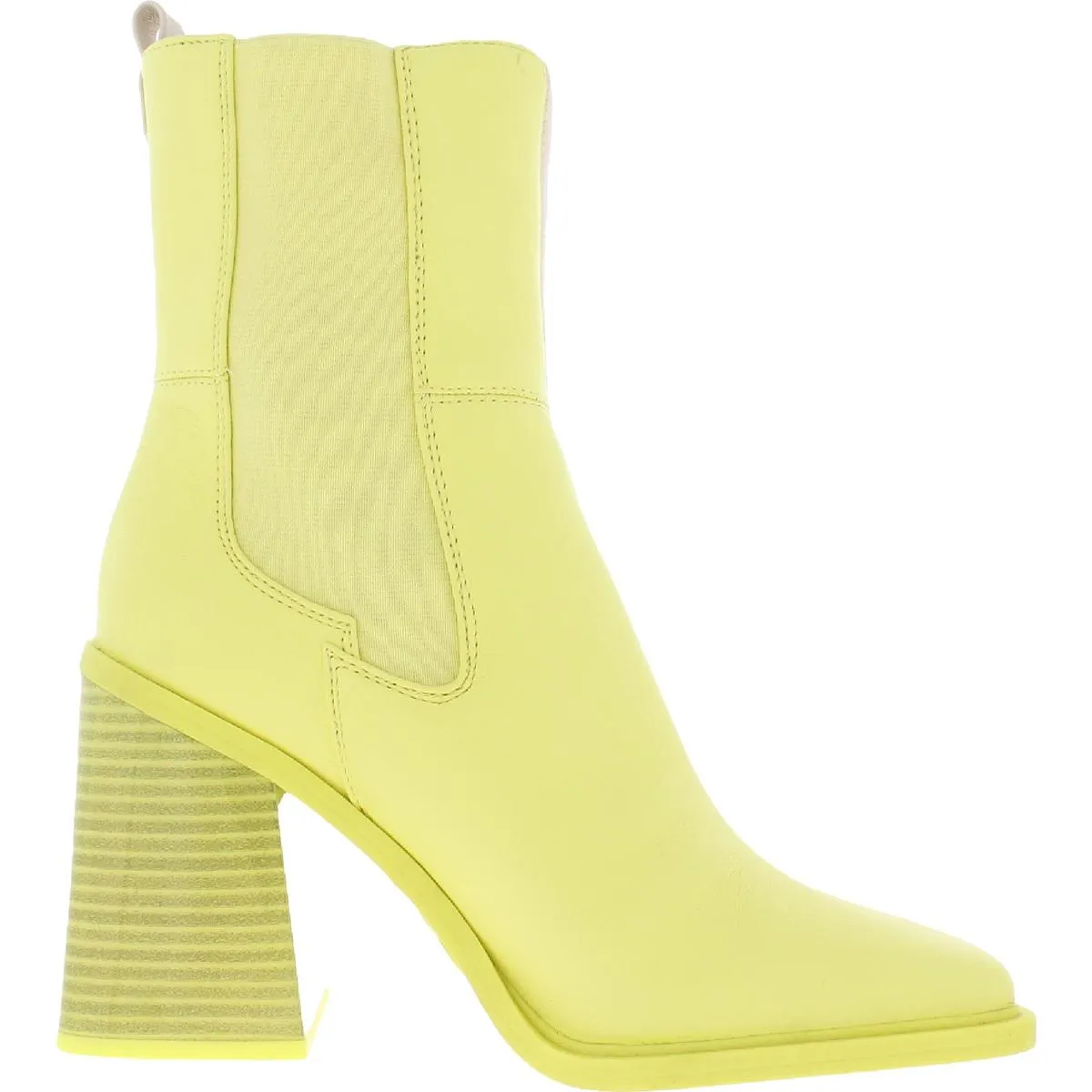 Lauren Womens Square Toe Chelsea Boots