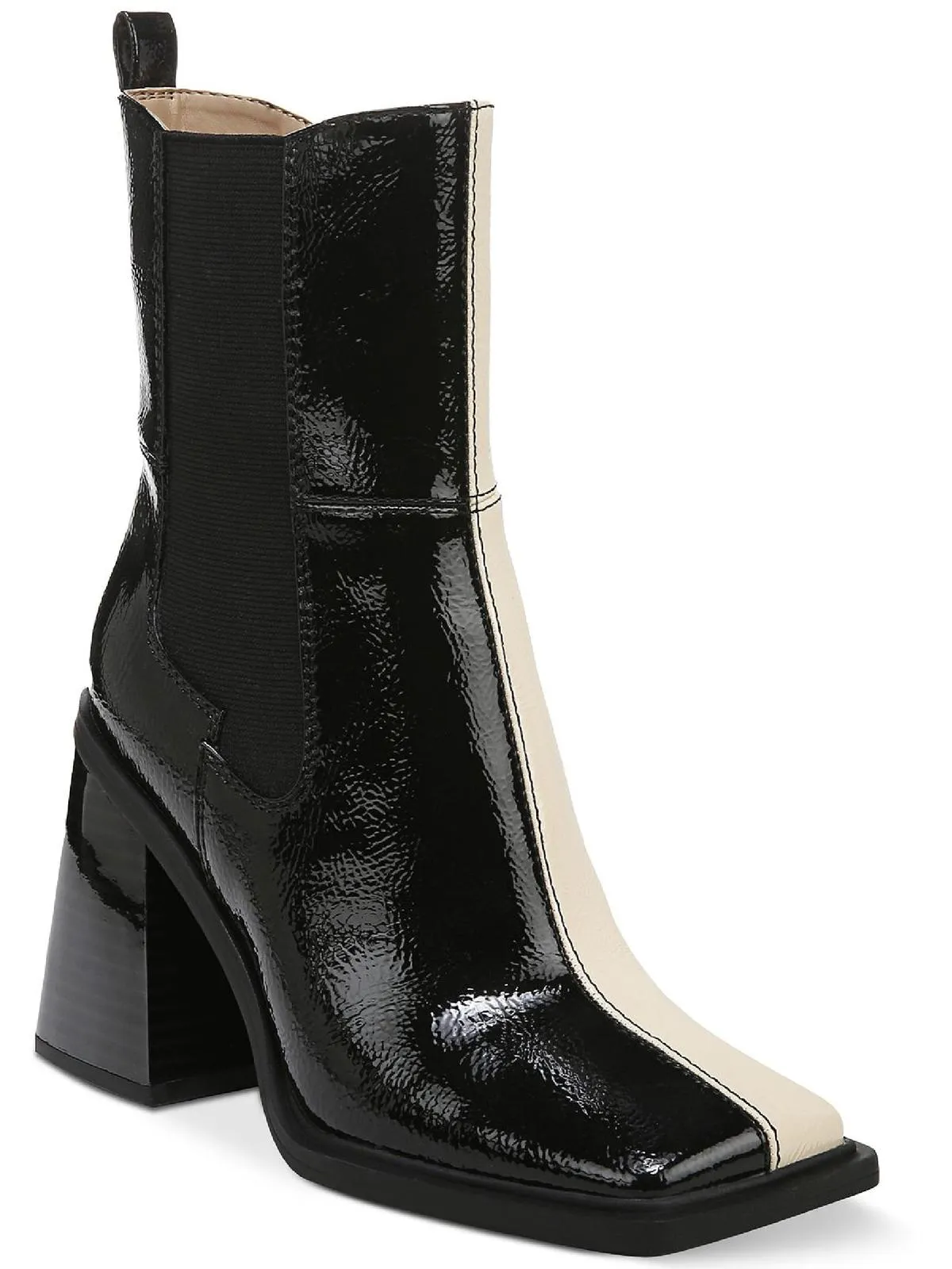 Lauren Womens Square Toe Chelsea Boots