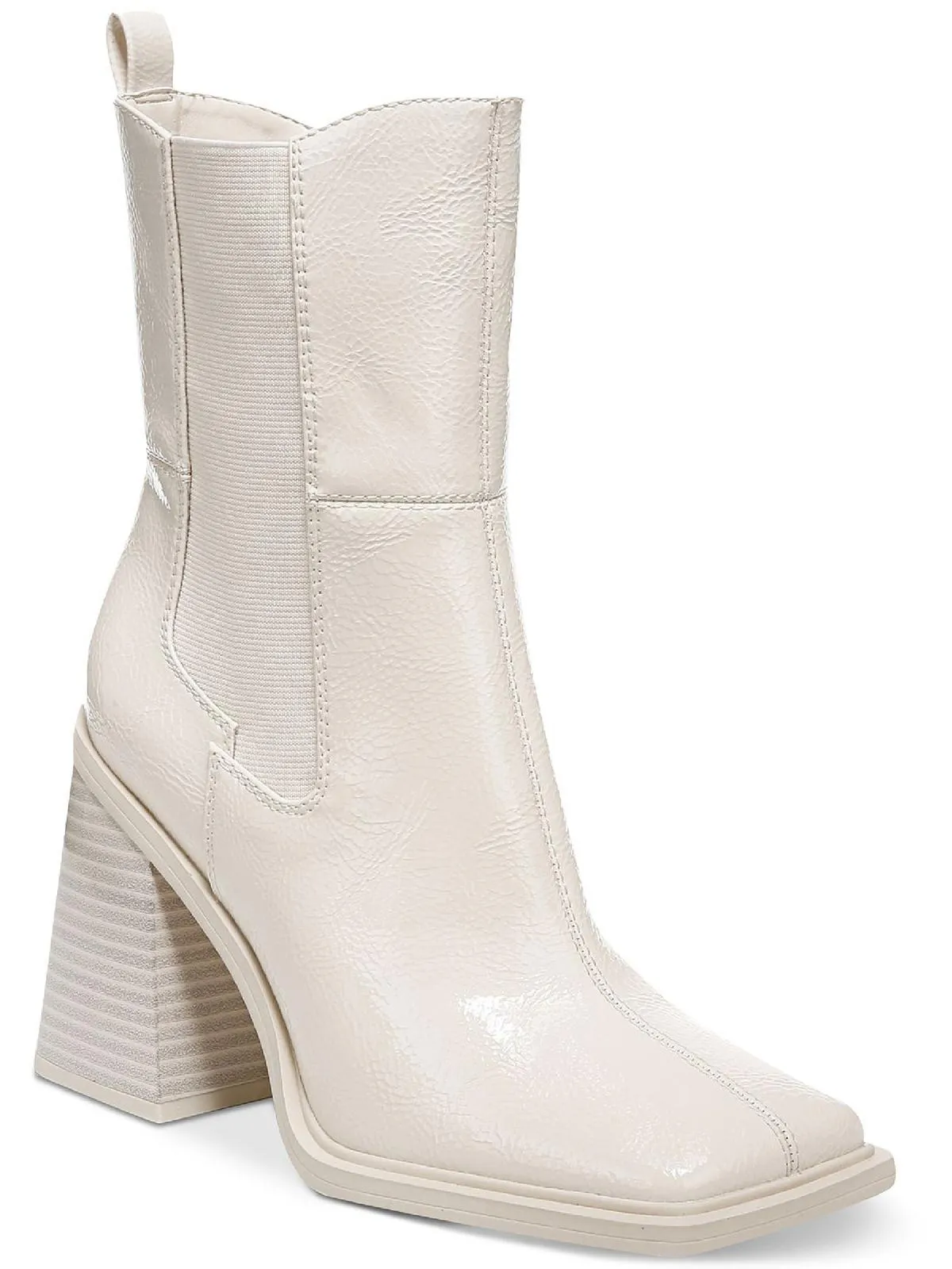 Lauren Womens Square Toe Chelsea Boots
