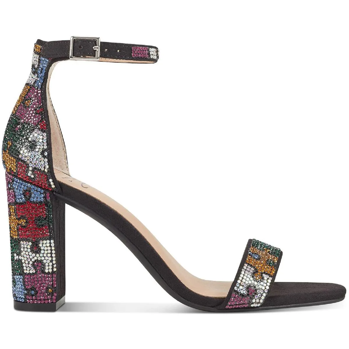 Lexini 57 Womens Jeweled Ankle Heels
