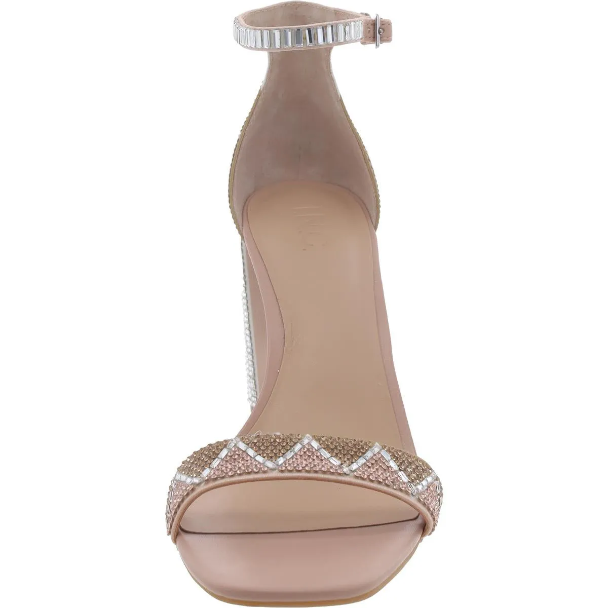 Lexini 57 Womens Jeweled Ankle Heels