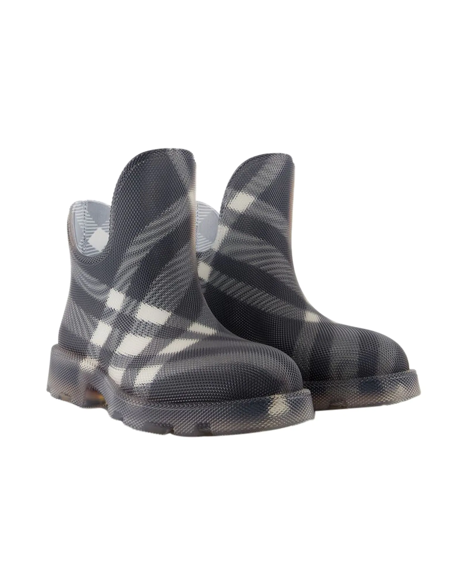 Lf Marsh Low Ankle Boots - Burberry - Rubber - Black