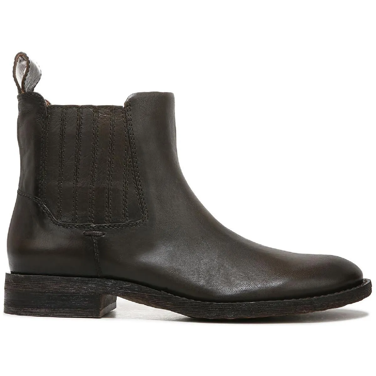 Linc Womens Leather Ankle Chelsea Boots