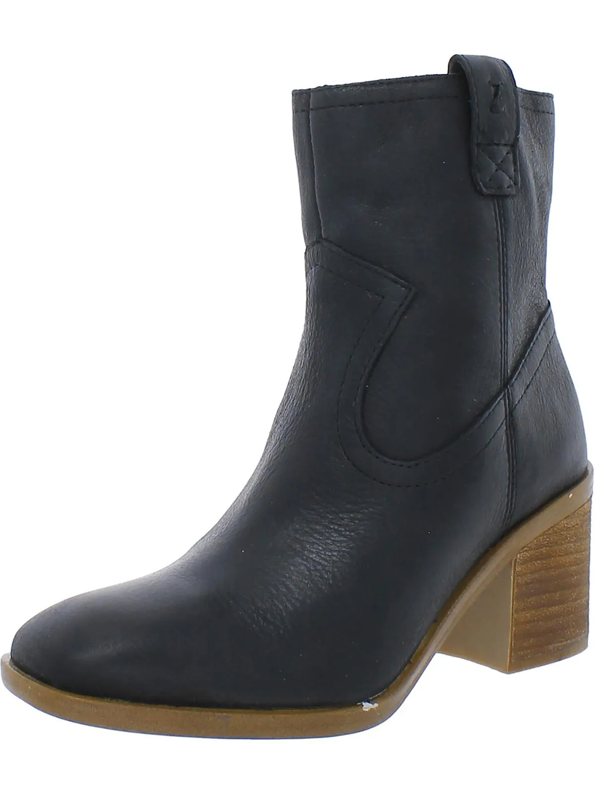 Livie Womens Leather Square Toe Cowboy, Western Boots