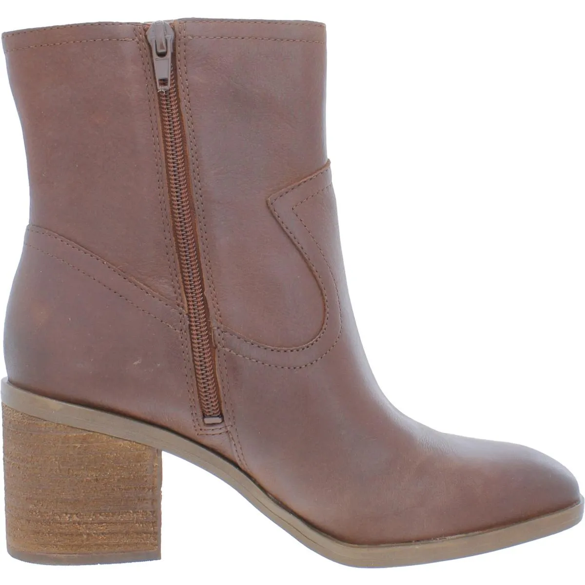 Livie Womens Leather Square Toe Cowboy, Western Boots